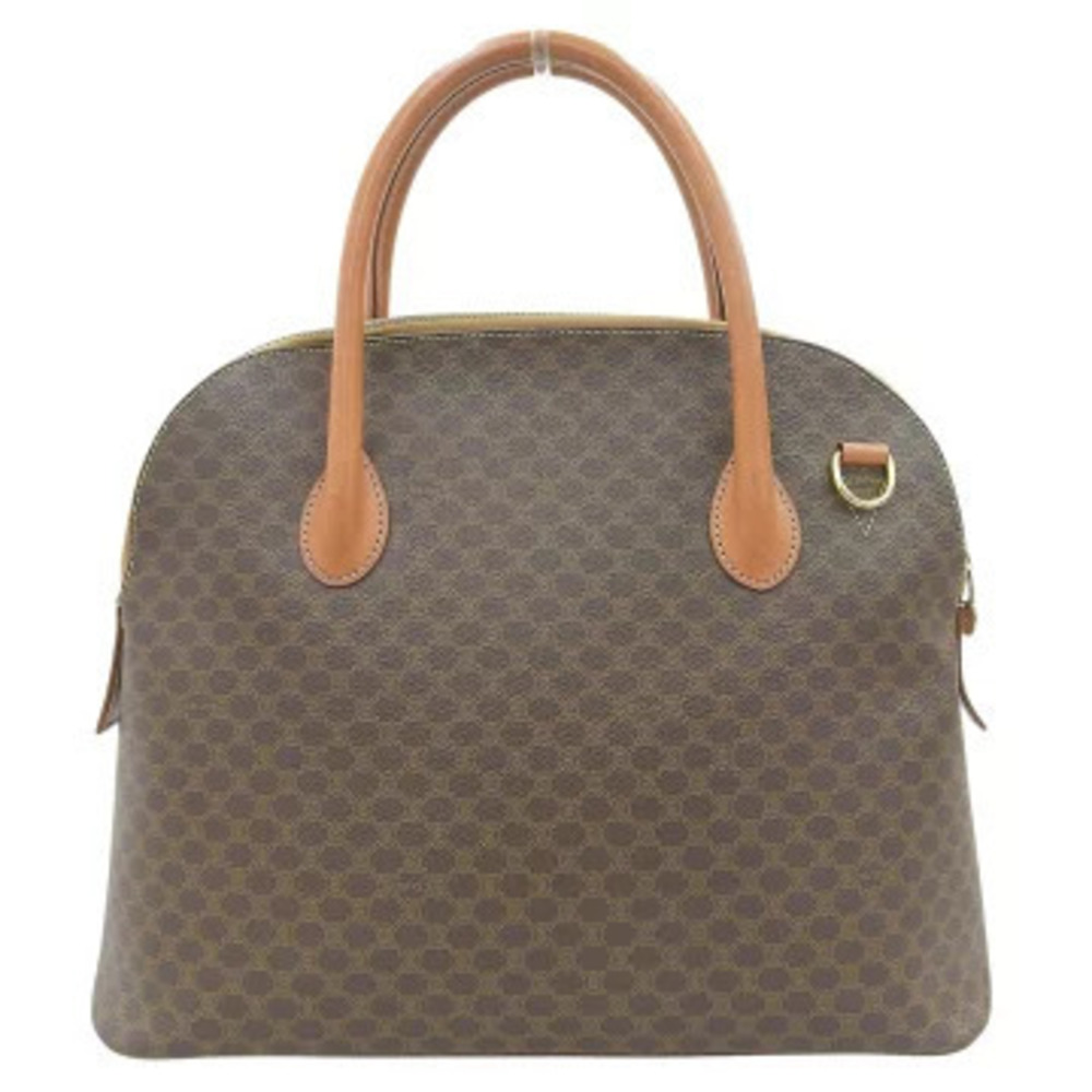 Celine Macadam Handbag Brown